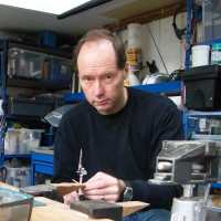 John in his workshop